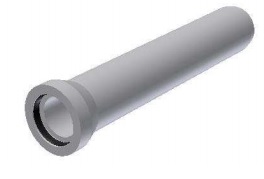 Tub beton armat cu mufa DN=400mm, da=540mm,  g=70mm, L=2.3m	